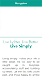 Mobile Screenshot of livesimply.co.nz