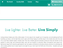 Tablet Screenshot of livesimply.co.nz